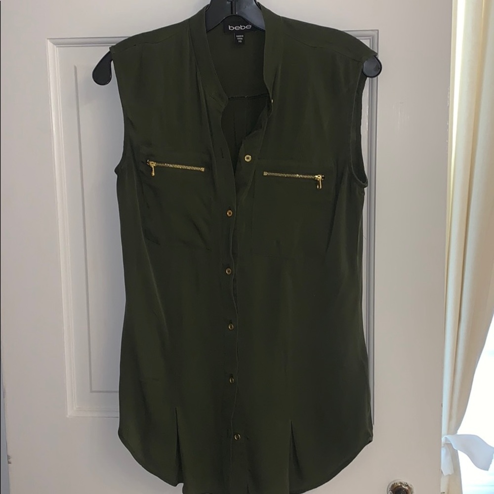Bebe chiffon shirt